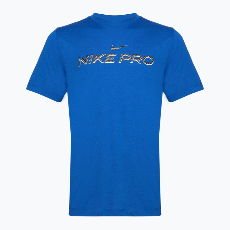 Trainingsshirt Herren Nike Dri-Fit Fitness dame royal