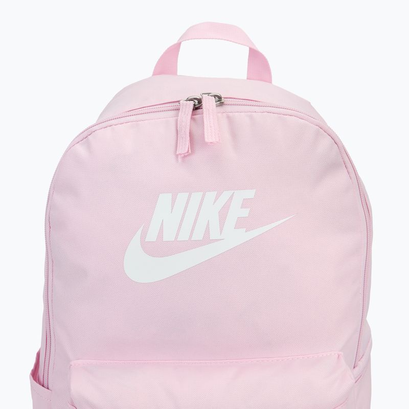 Nike Heritage 25 rosa Schaumstoff/weißer Rucksack 4