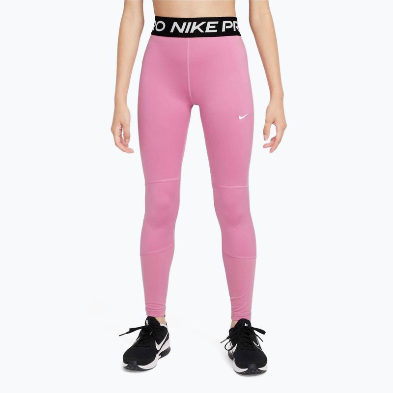 Kinderleggings Nike Pro Dri-FIT magic flamingo/white