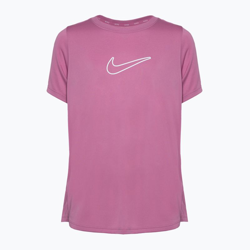 Nike One Dri-Fit magischer Flamingo/weißes Kinder-T-Shirt