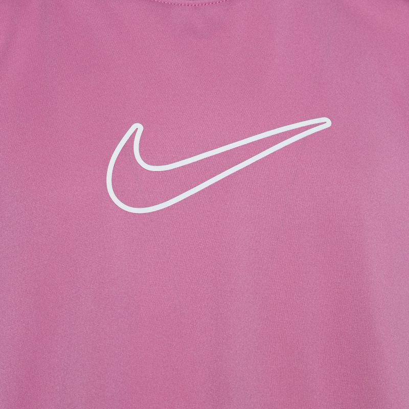 Nike One Dri-Fit magischer Flamingo/weißes Kinder-T-Shirt 3