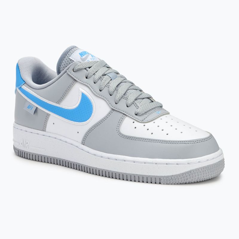 Schuhe Herren Nike Air Force 1 '07 Next Nature wolf grey / white / university bluebi