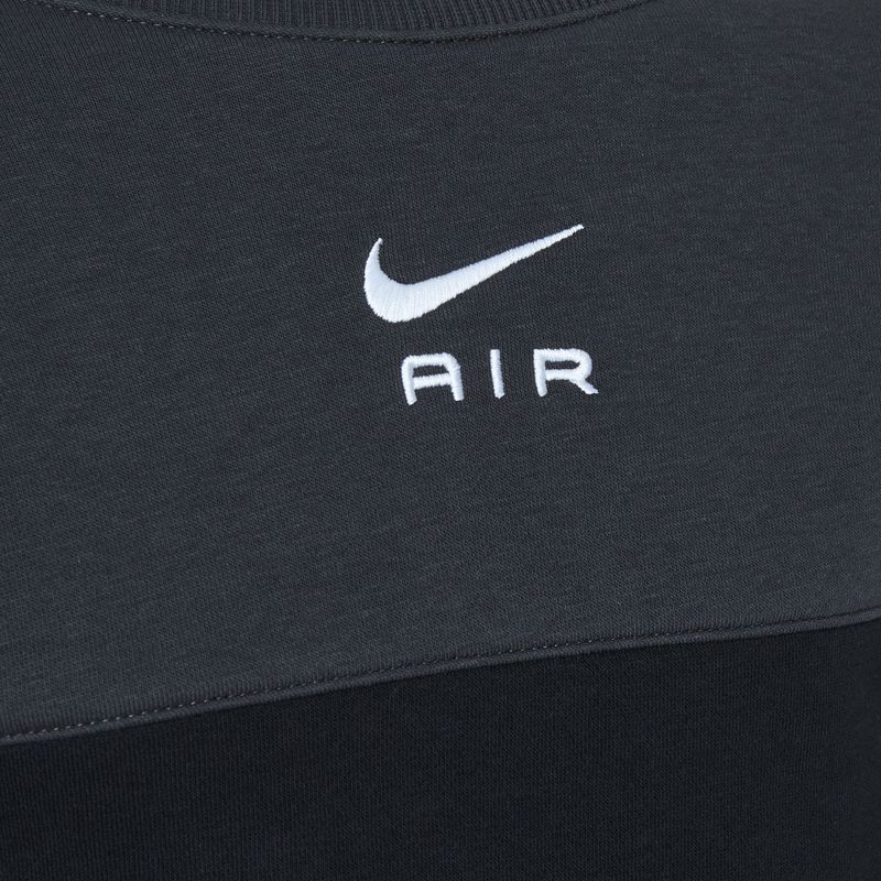 Hoodie Sweatshirt Kinder Nike Air Crew black / anthracite / white / white 3