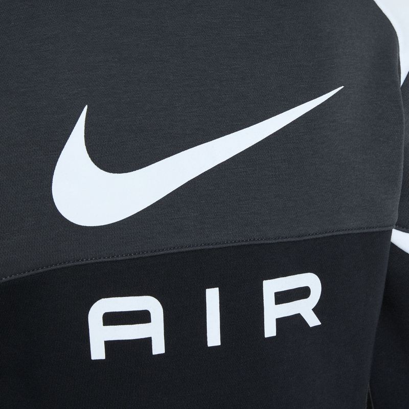 Hoodie Sweatshirt Kinder Nike Air Crew black / anthracite / white / white 4