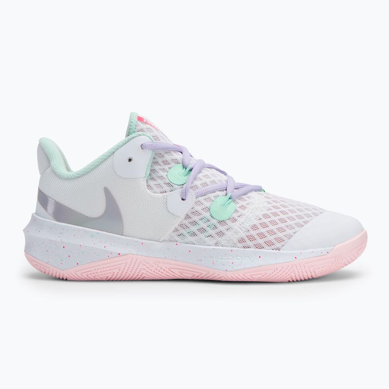 Nike Zoom Hyperspeed Court SE Volleyballschuhe weiß/mint foam/grau/violet mist/pink foam 2