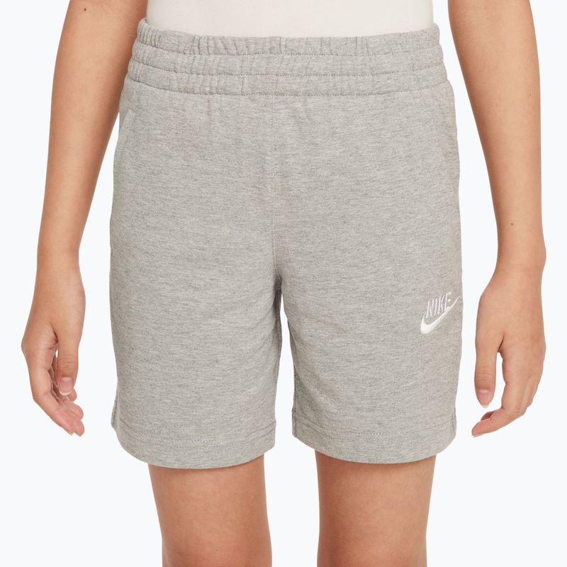 Kindershorts Nike Sportswear Club 6" dark grey heather/white 4