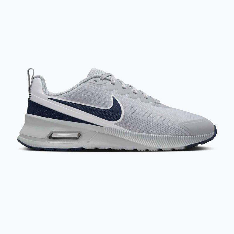 Männer Nike Air Max Nuaxis leichte Rauch grau/obsidian/cyber/weiß Schuhe 8