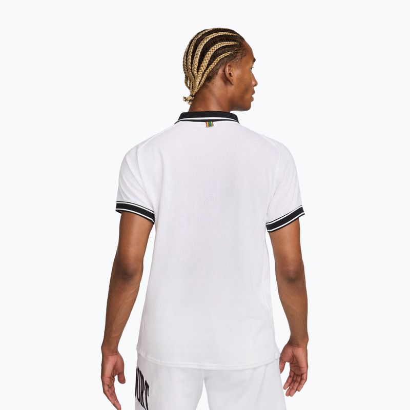 Polo Tennisshirt Herren Nike Court Heritage Polo white/black 3