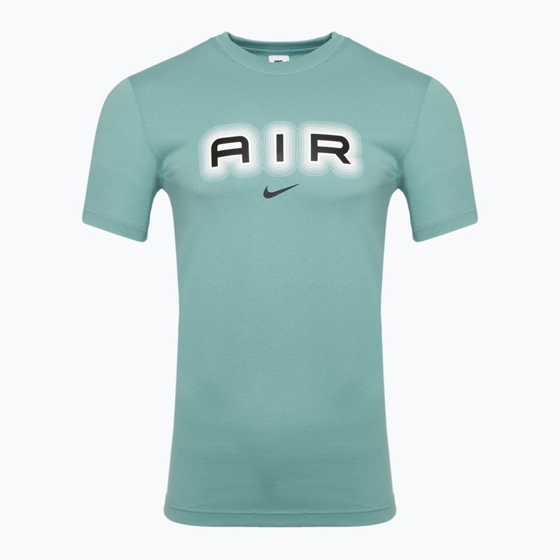 Nike Air Graphic Denim T-Shirt für Herren in Türkis/Schwarz