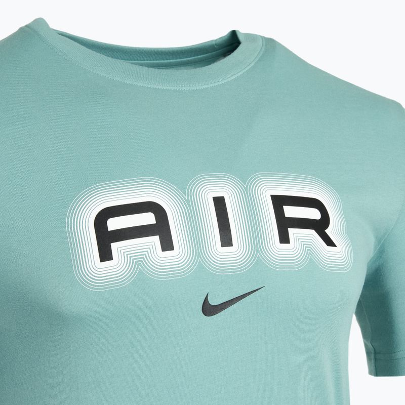 Nike Air Graphic Denim T-Shirt für Herren in Türkis/Schwarz 3