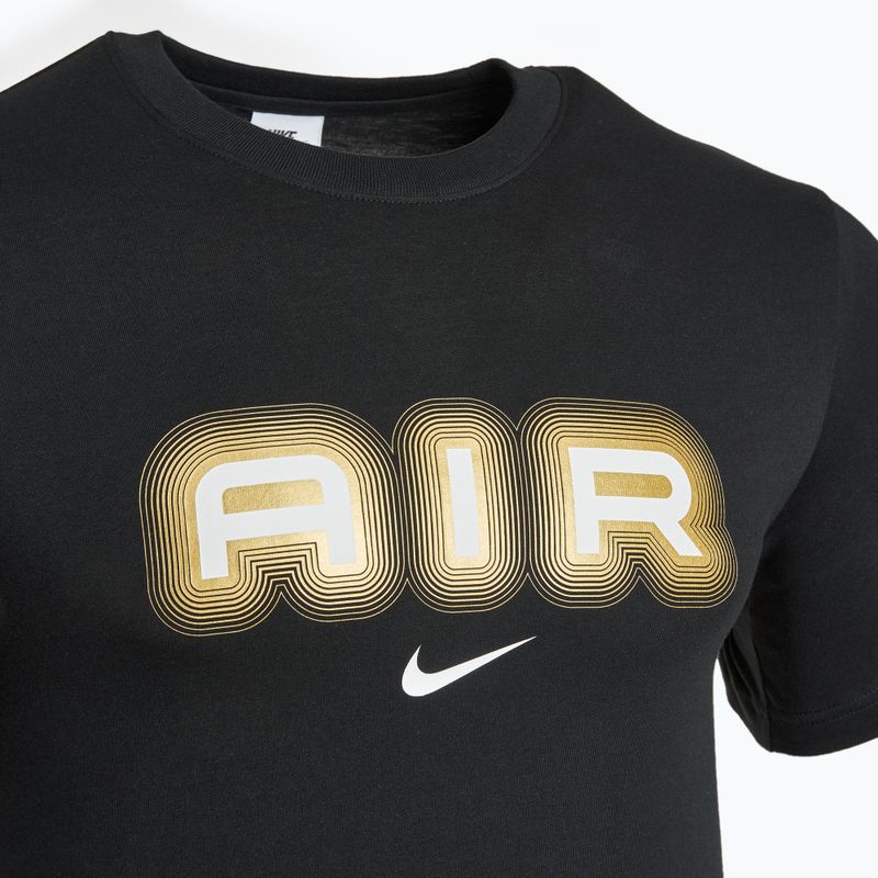 Nike Air Graphic Herren T-Shirt schwarz/metallic gold 3