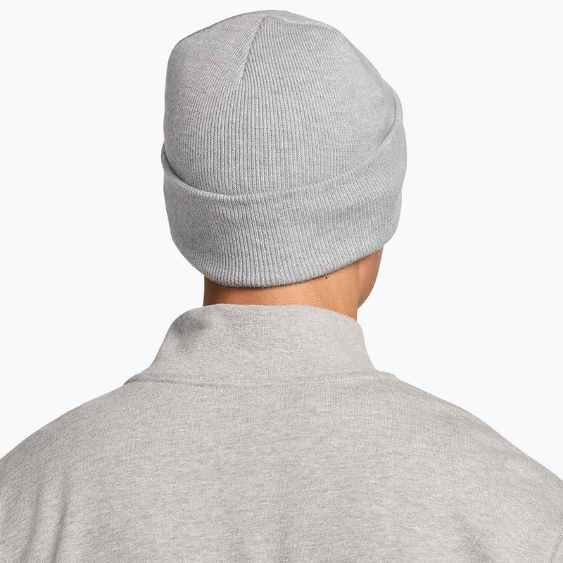 Beanie Nike Peak Swoosh Beanie dark grey heather/white 3