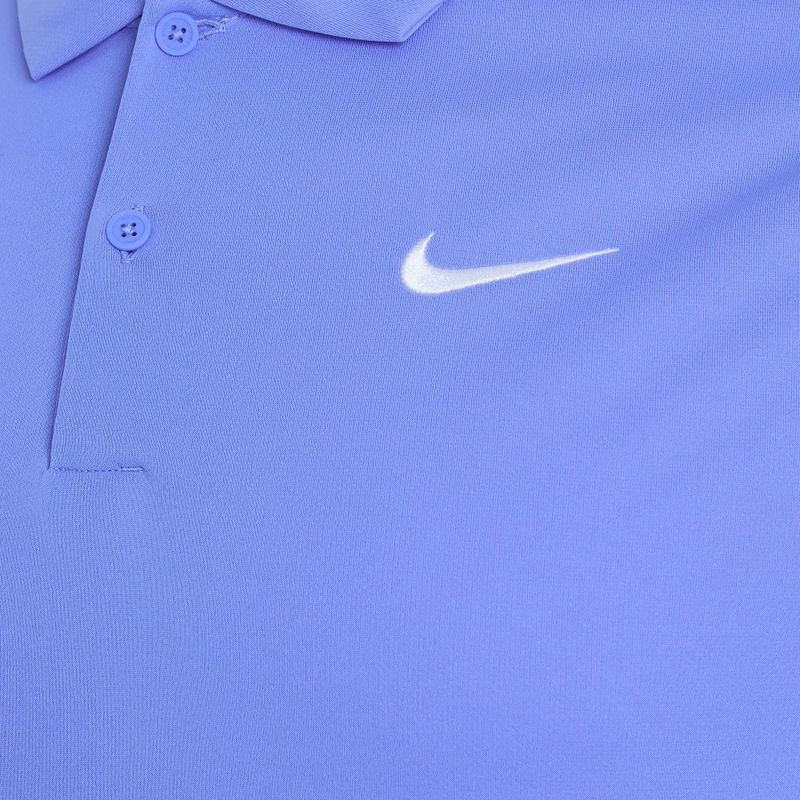 Tennis-Shirt Herren Nike Court Dri-Fit Polo Solid royal pulse / white 3