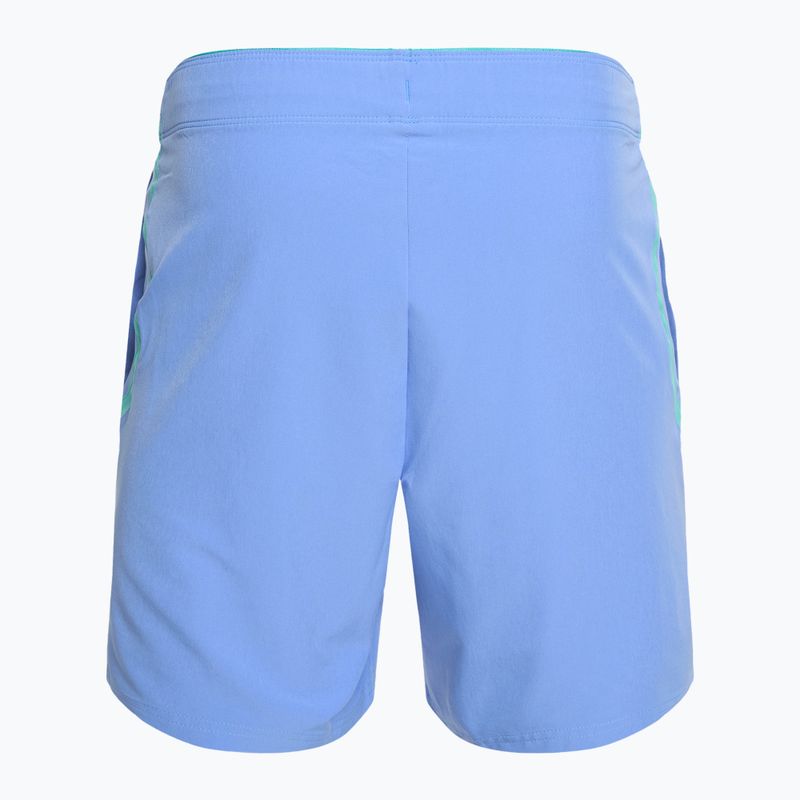 Herren Nike Court Advantage Dri-FIT 7" Tennisshorts Royal Pulse/ Grüner Frost/ Weiß 2