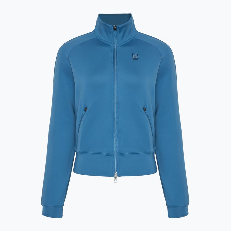 Tennis Hoodie Sweatshirt Damen Nike Court Dri-Fit Heritage FZ aegean storm / aegean storm