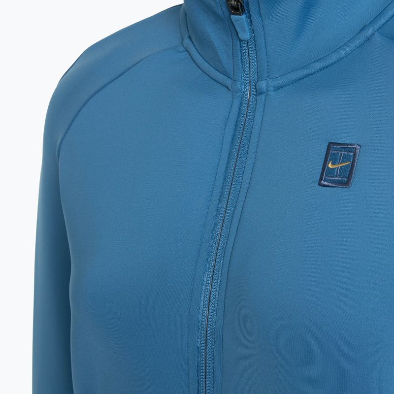 Tennis Hoodie Sweatshirt Damen Nike Court Dri-Fit Heritage FZ aegean storm / aegean storm 3