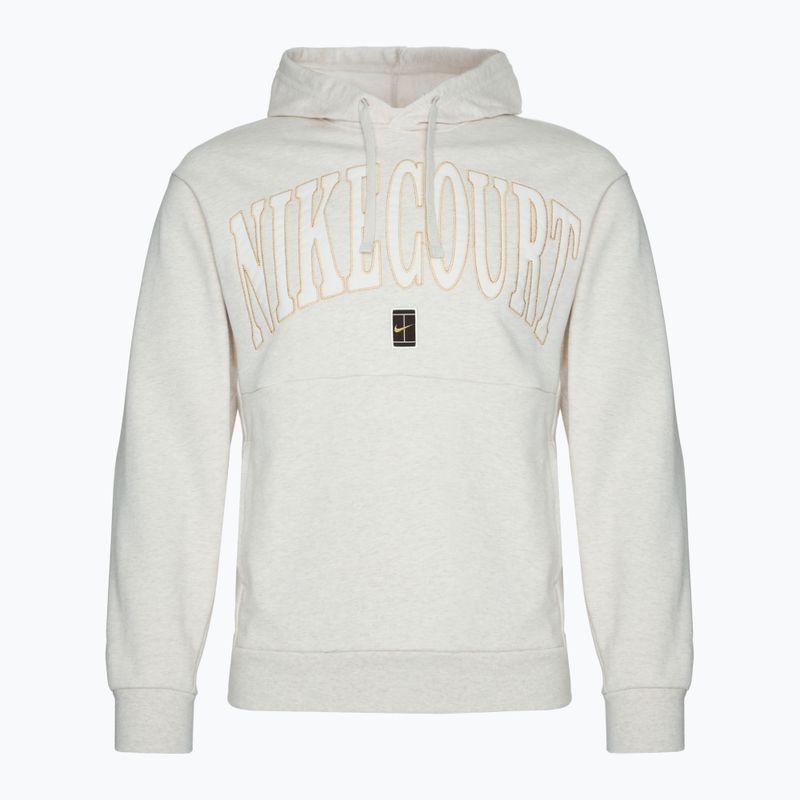 Tennis Hoodie Herren Nike Court Dri-Fit Heritage Hoodie light orewood brown / pale ivory