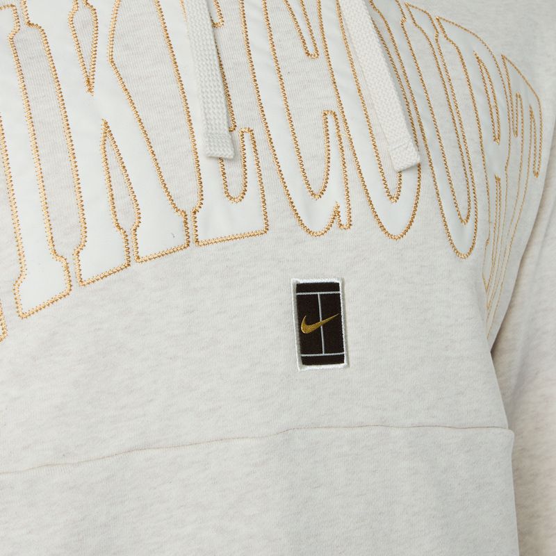 Tennis Hoodie Herren Nike Court Dri-Fit Heritage Hoodie light orewood brown / pale ivory 3