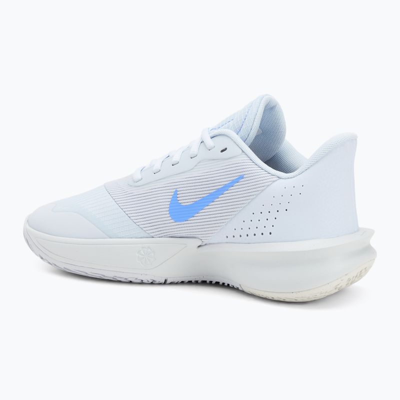 Nike Precision 7 Fußball grau/reines Platin/Pflaumenstaub/Royal Pulse Herren Basketballschuhe 3