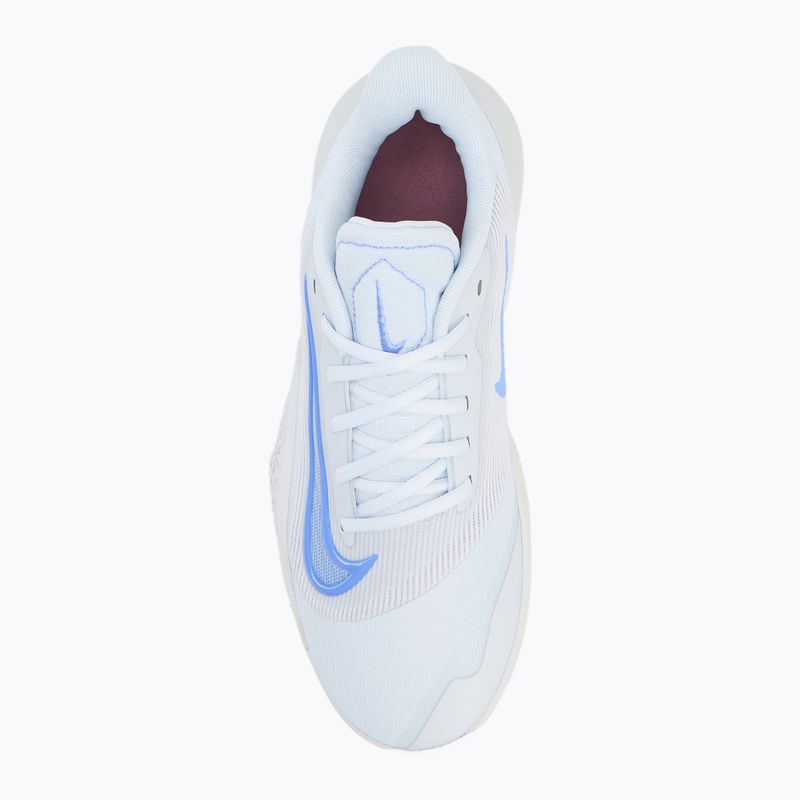 BasketballHerrenschuhe Nike Precision 7 football grey/pure platinum/plum dust/royal pulse 5