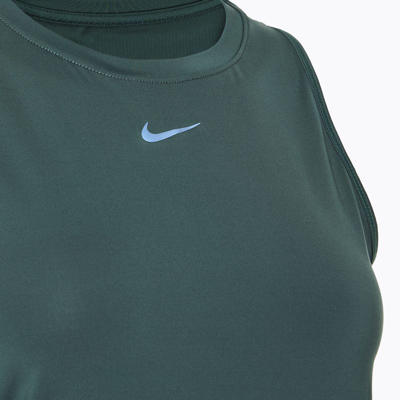 Damen-Trainings-Tanktop Nike One Classic Dri-Fit lvintage grün / schwarz 3