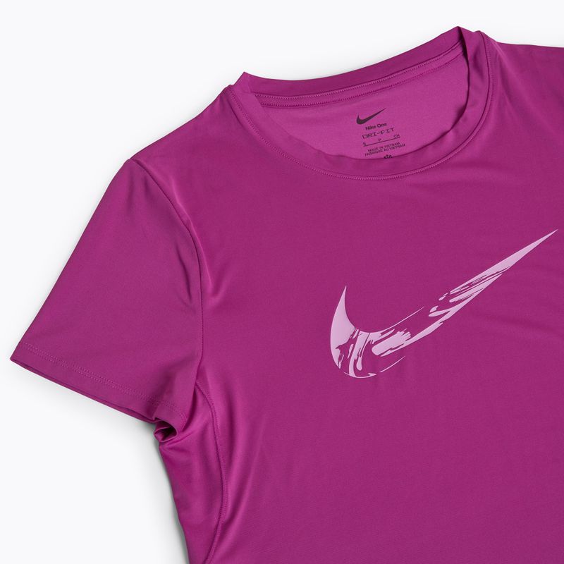 Nike One Dri-Fit Damen Laufshirt in fuchsia/hell mango wild 3