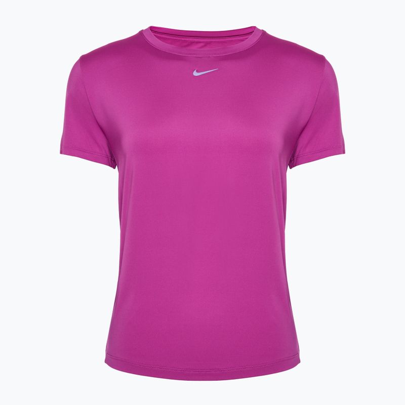 Nike One Classic Dri-Fit Damen-T-Shirt fuchsia/schwarz