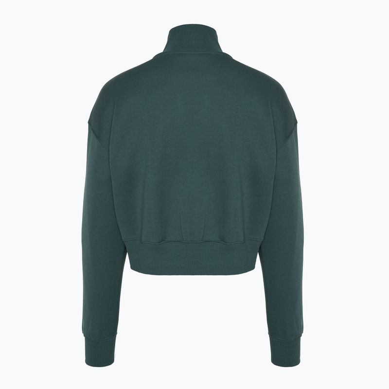 Damen Nike Sportswear Phoenix Fleece 1/2 Zip Cropped Vintage grün / Segel Sweatshirt 2