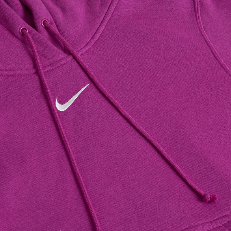 Hoodie Sweatshirt Damen Nike Sportswear Phoenix Fleece hot fuchsia / sail 3