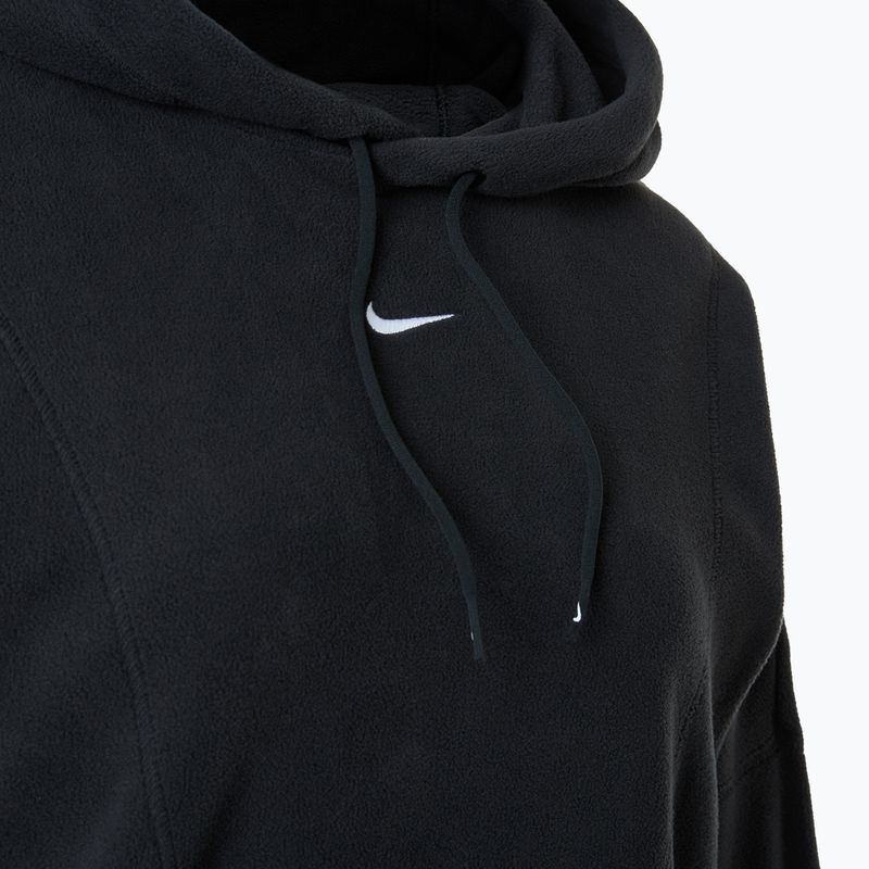 Nike One Therma-FIT Damen Sweatshirt schwarz/ weiß 3