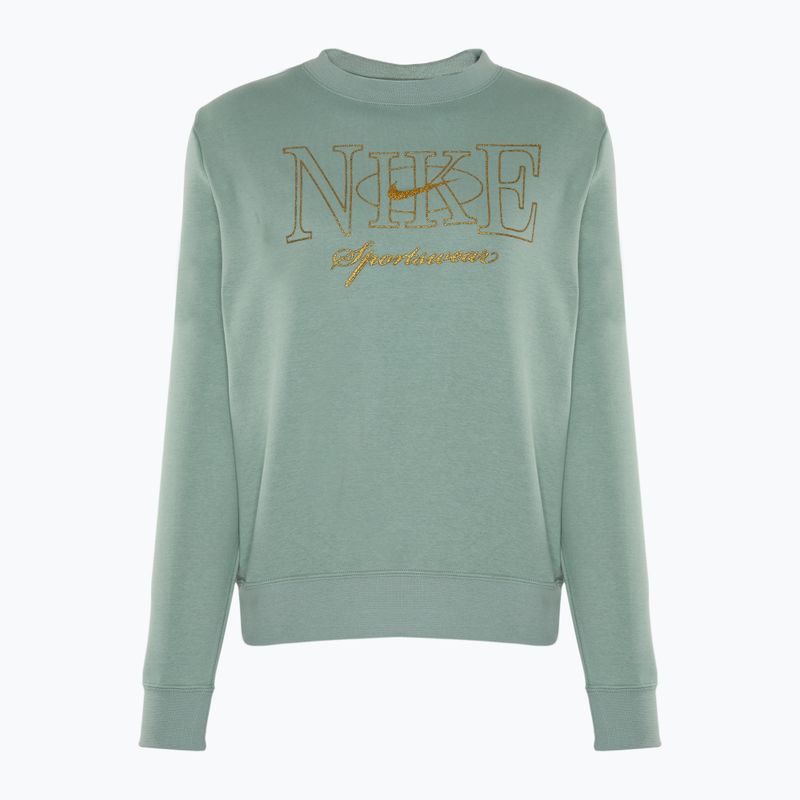 Hoodie Sweatshirt Damen Nike Sportswear Club Fleece jade horizon