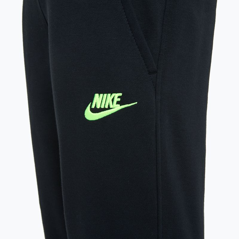 Nike Sportswear Club Fleece Kinderhosen schwarz / volt 3