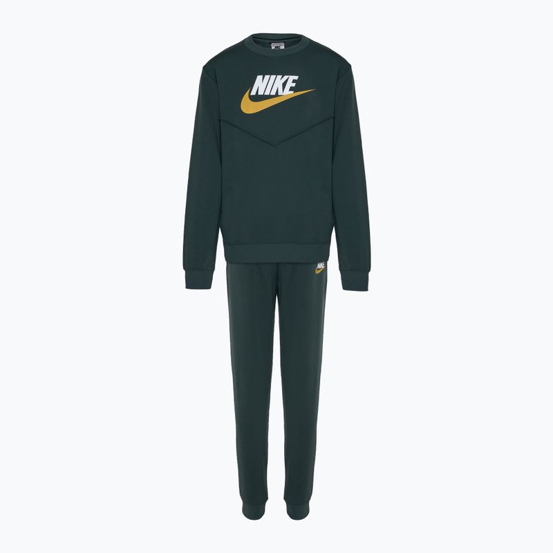 Nike Sportswear vintage grün/weiß Kinder Trainingsanzug