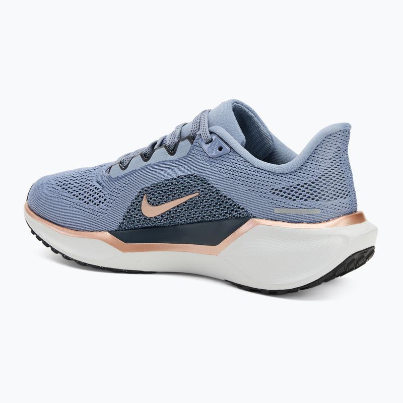 Damen Laufschuhe Nike Pegasus 41 aschfahl schiefer/armourynavy/schwarz/metallicredbronze 3