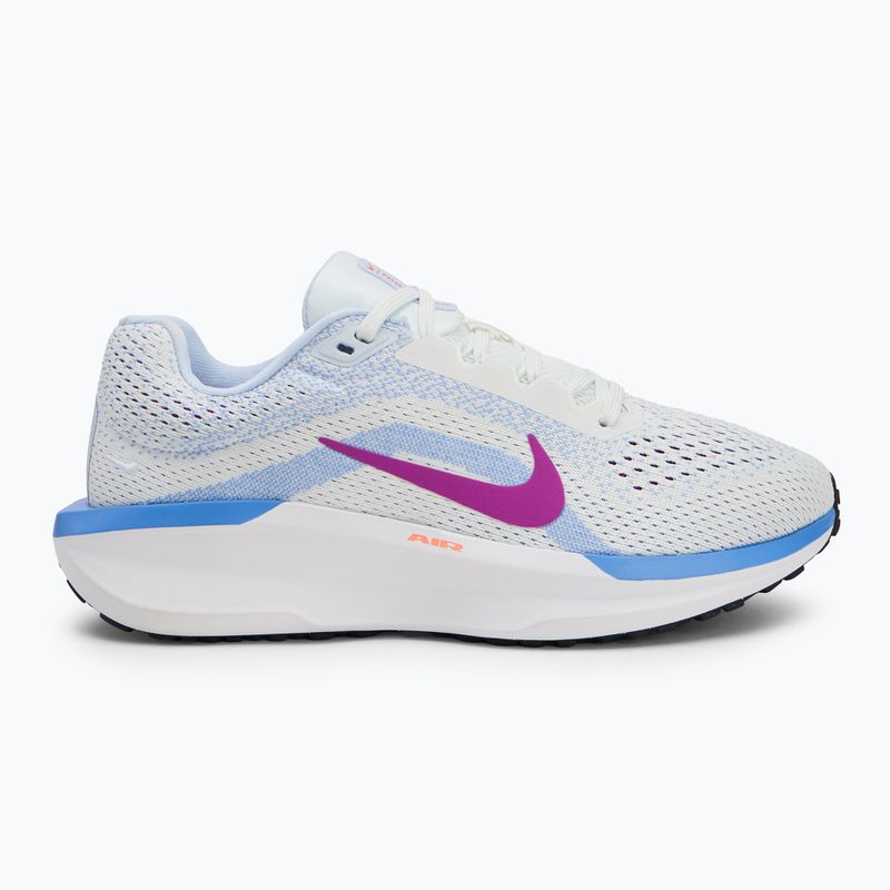 Nike Winflo 11 Gipfel weiß/royal pulse/Fußball grau/hyperviolett Damen Laufschuhe 2