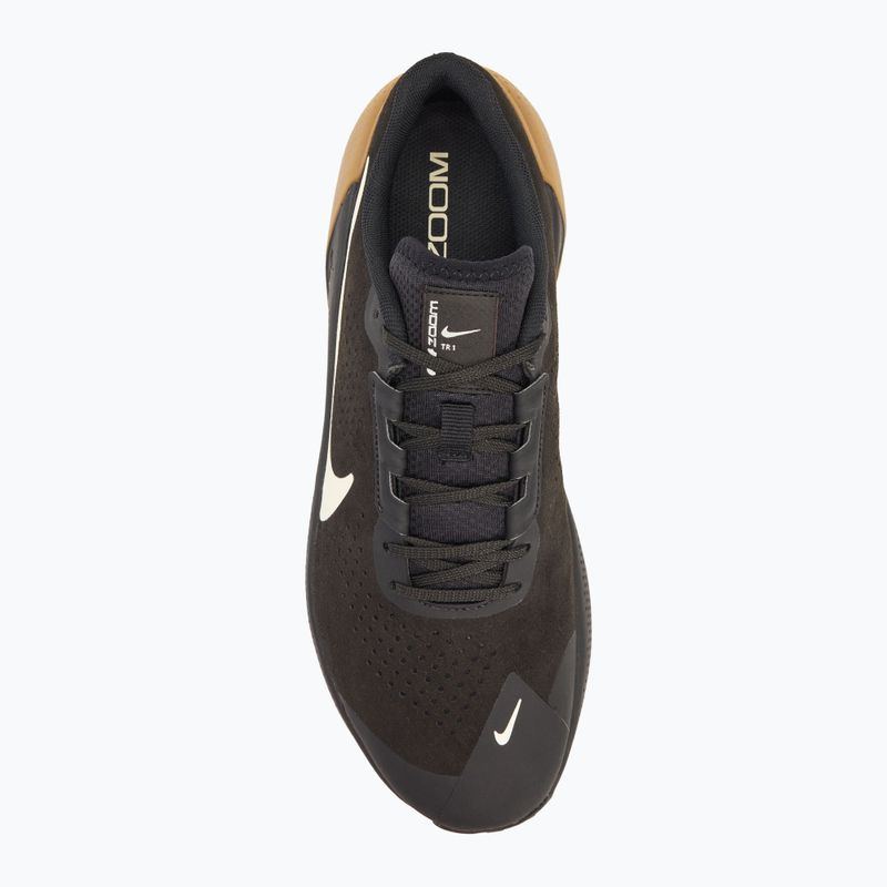 Herren-Trainingsschuhe Nike Air Zoom TR 1 schwarz/ gum hellbraun/ coconut milk 5