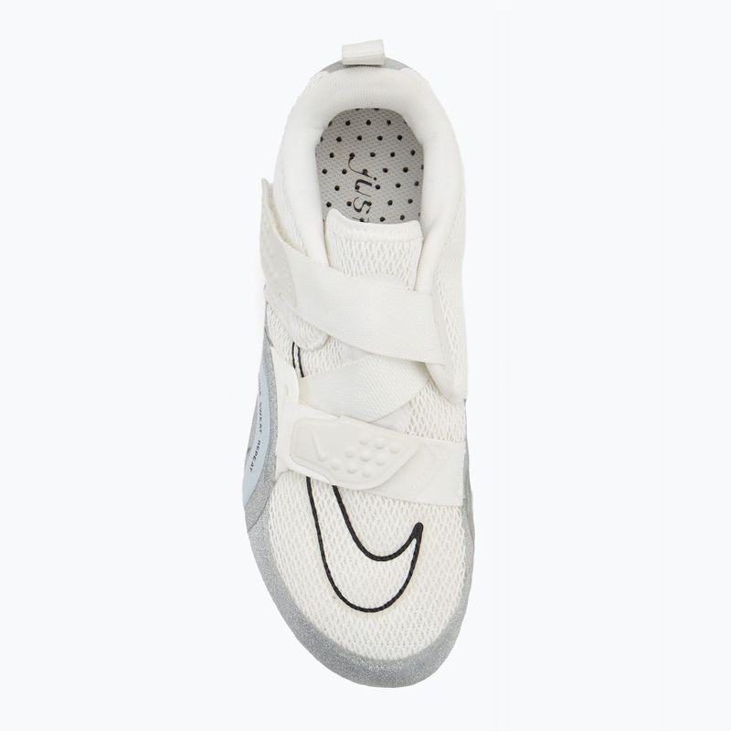 Nike Superrep Cycle 2 Premium Spinning-Schuhe summit white/pure platinum/schwarz 5