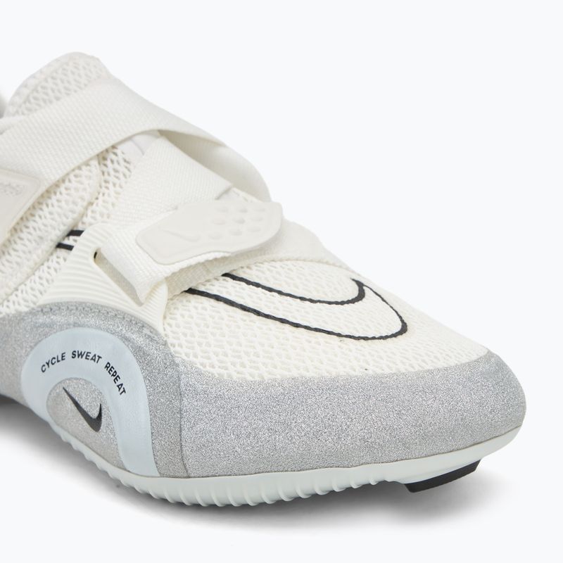 Nike Superrep Cycle 2 Premium Rennradschuh in Weiß/Purplatin/Schwarz 7