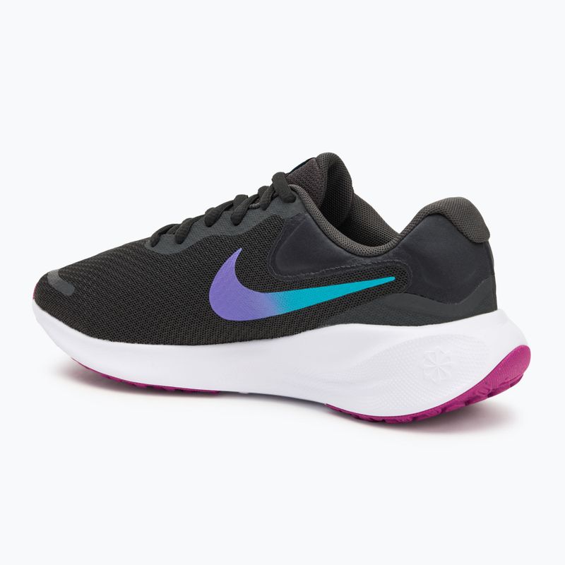 Laufschuhe Damen Nike Revolution 7 dark smoke grey/hyper violet/white/dusty cactus 3