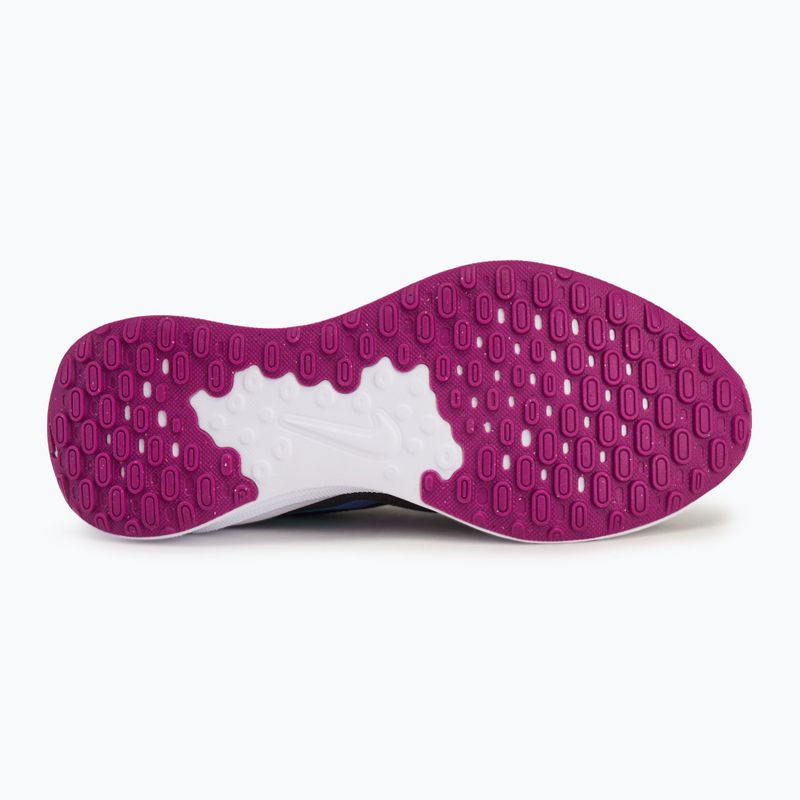 Laufschuhe Damen Nike Revolution 7 dark smoke grey/hyper violet/white/dusty cactus 4