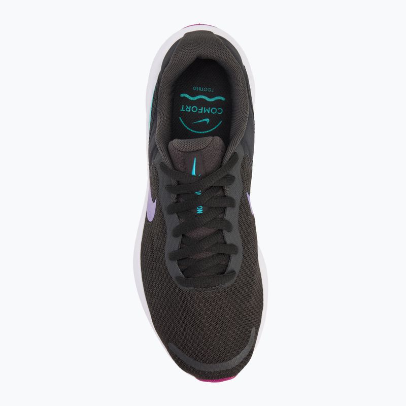 Laufschuhe Damen Nike Revolution 7 dark smoke grey/hyper violet/white/dusty cactus 5