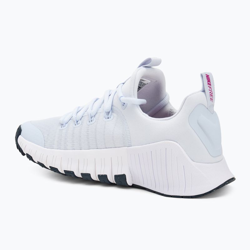 Trainingsschuhe Damen Nike Free Metcon 6 grey / armory navy / hot fuchsia 3