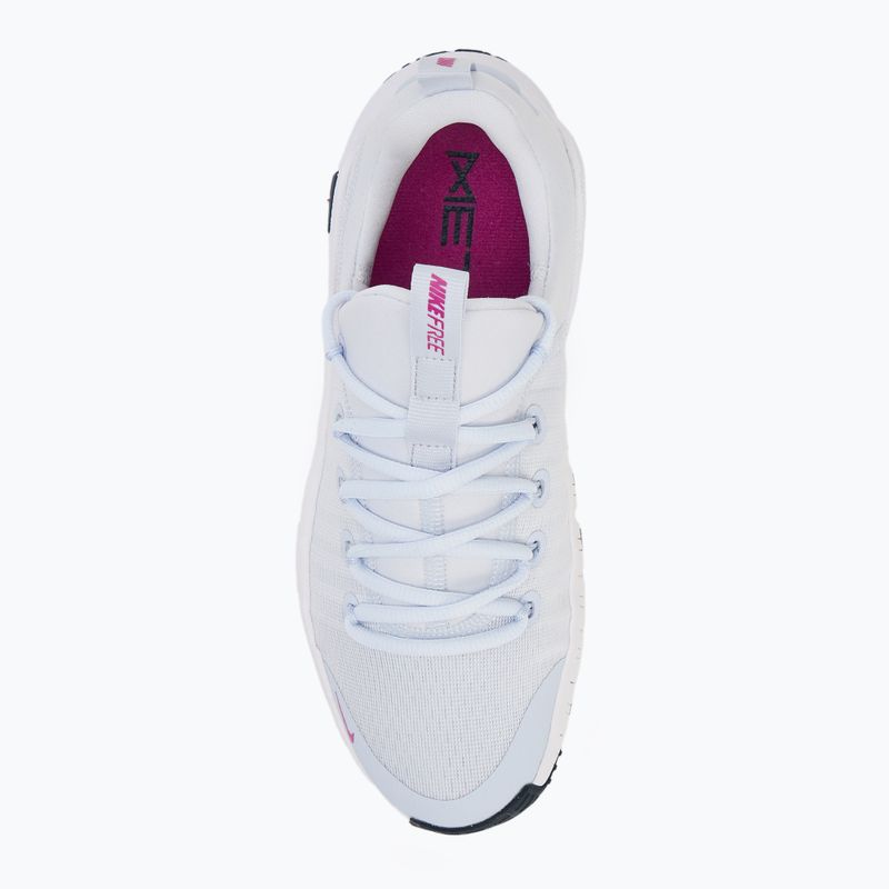 Trainingsschuhe Damen Nike Free Metcon 6 grey / armory navy / hot fuchsia 5