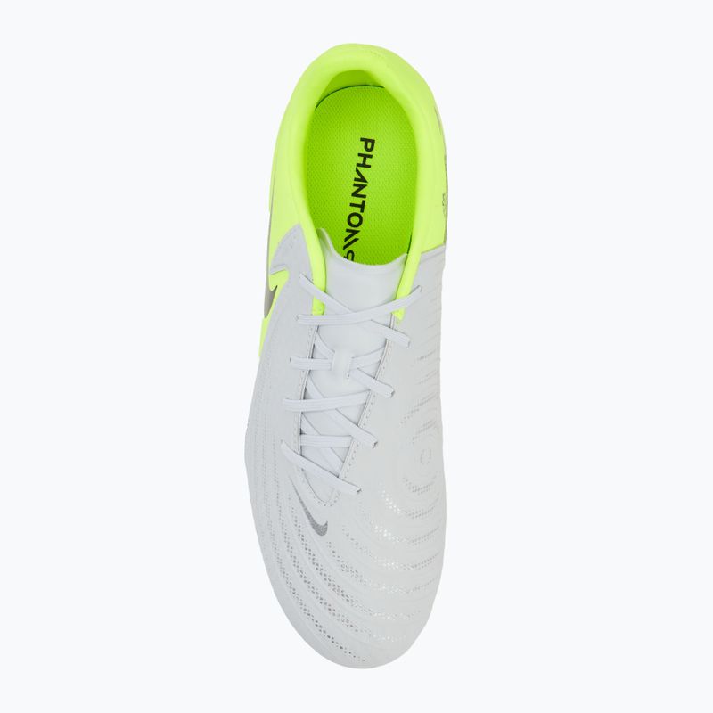 Fußballschuhe Herren Nike Phantom GX 2 Academy metallic silver/volt/black 5