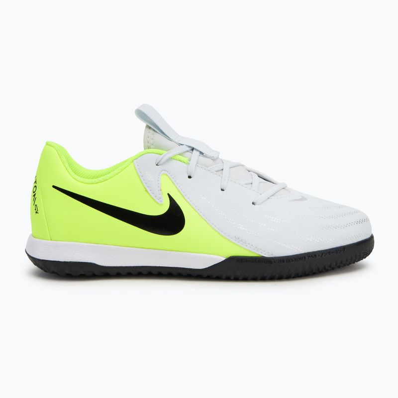 Fußballschuhe Kinder Nike Phantom GX 2 Academy IC metallic silver/volt/black 2