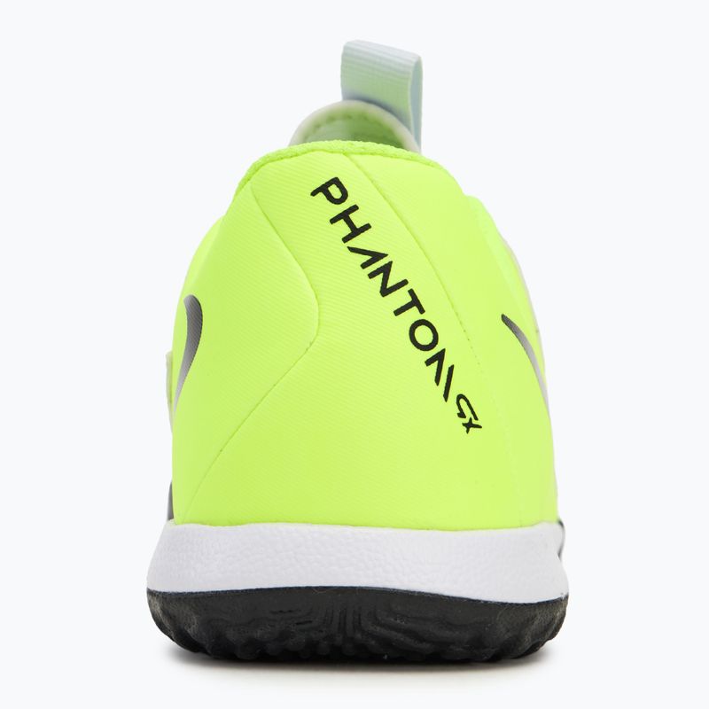 Fußballschuhe Kinder Nike Phantom GX 2 Academy IC metallic silver/volt/black 6