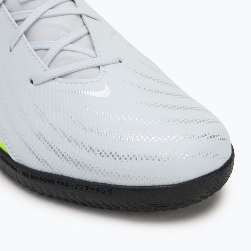 Fußballschuhe Kinder Nike Phantom GX 2 Academy IC metallic silver/volt/black 7