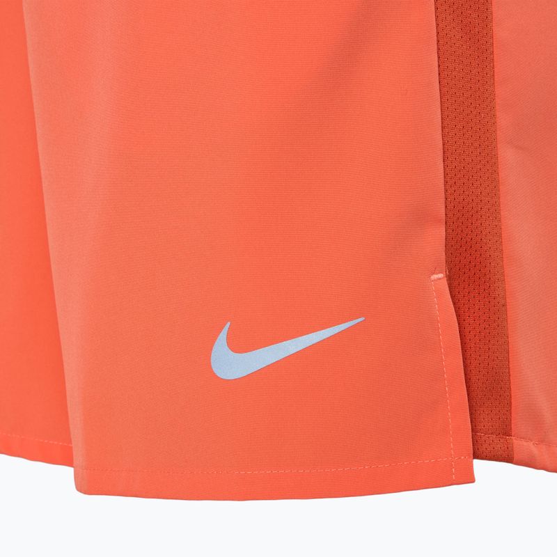 Nike Dri-Fit Challenger 7" Herren-Shorts, gefüttert mit leichtem Wild Mango / reflektierendem Silber 3