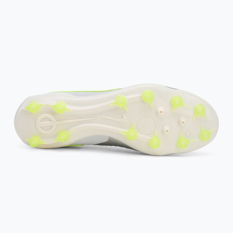 Nike Legend 10 Pro Ag-Pro Herren Fußballschuhe Metallic Silber/Volt/Schwarz 4