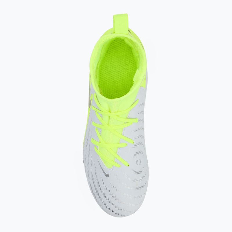 Fußballschuhe Kinder Nike Phantom Luna 2 Academy AG Jr metallic silver/black/volt 5